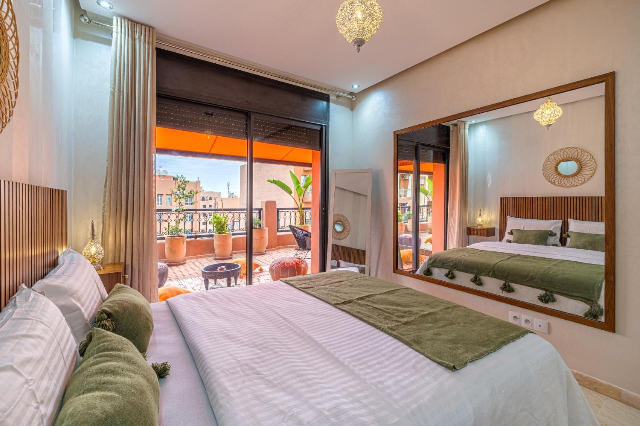 L'Atlas - Appartement Authentique A Gueliz Marrakesh Eksteriør billede