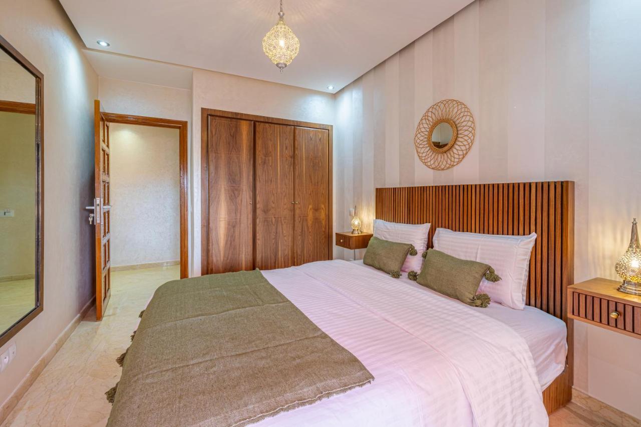 L'Atlas - Appartement Authentique A Gueliz Marrakesh Værelse billede