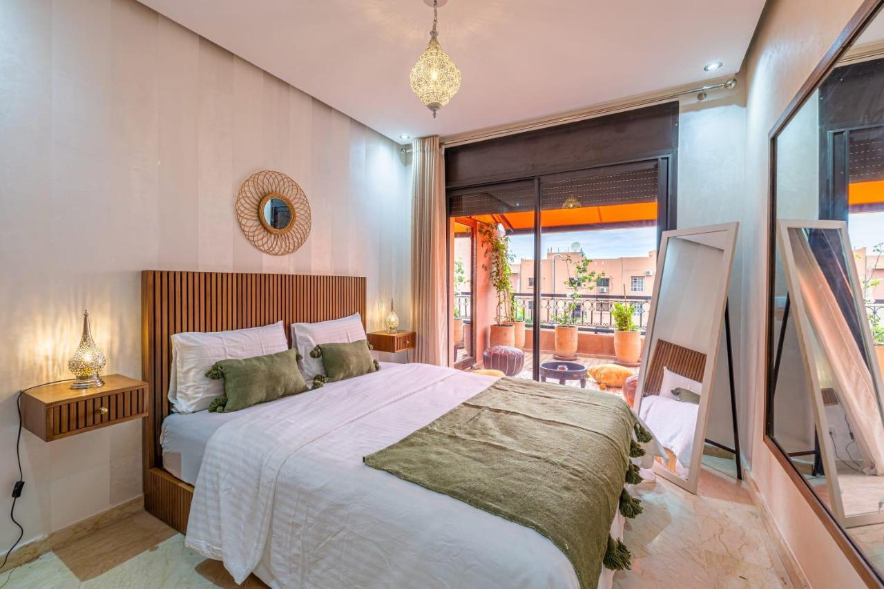 L'Atlas - Appartement Authentique A Gueliz Marrakesh Eksteriør billede
