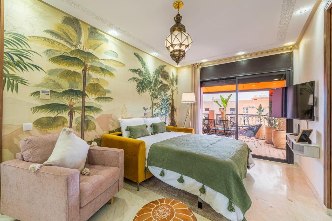 L'Atlas - Appartement Authentique A Gueliz Marrakesh Eksteriør billede