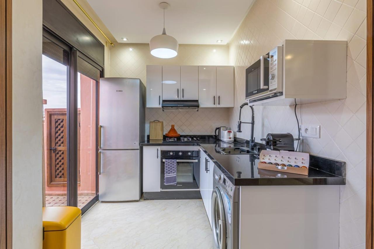 L'Atlas - Appartement Authentique A Gueliz Marrakesh Eksteriør billede